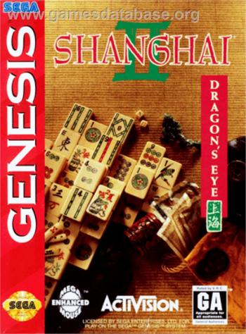 Cover Shanghai 2 - Dragon's Eye for Genesis - Mega Drive